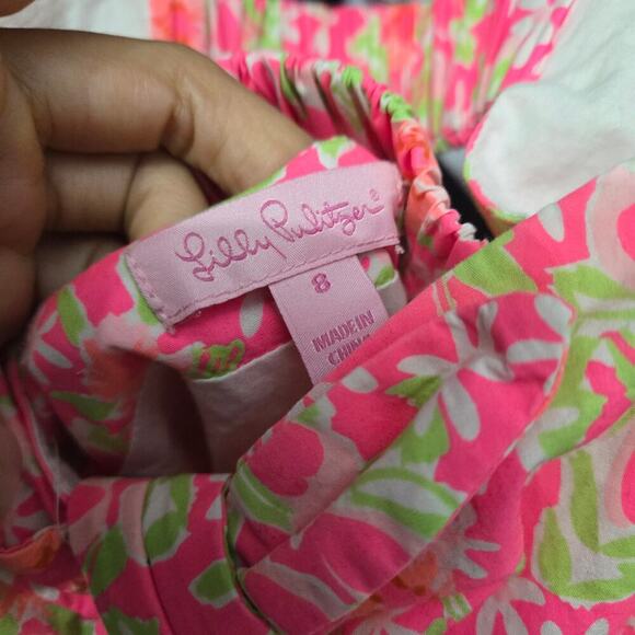 Lilly Pulitzer McCauley Dress Fiesta Pink Size 8 - Picture 4 of 5
